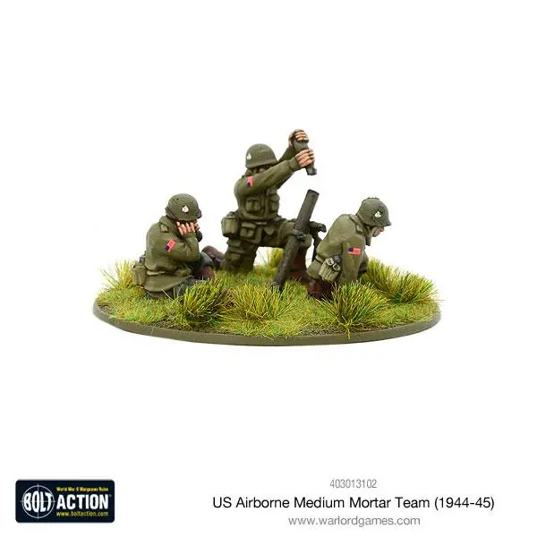 Us Airborne Medium Mortar Team (1944-45) 2