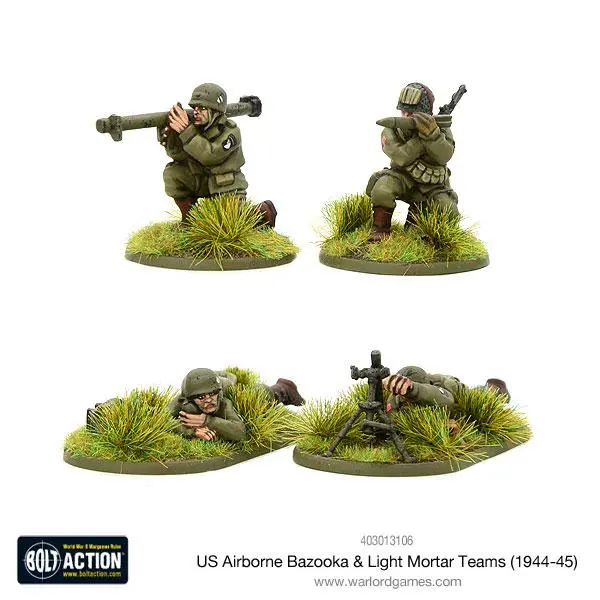 Us Airborne Bazooka & Light Mortar Teams (1944-45) 1