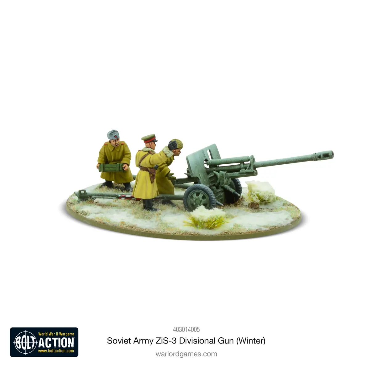 Soviet Zis-3 Divisional Gun (Winter) 1