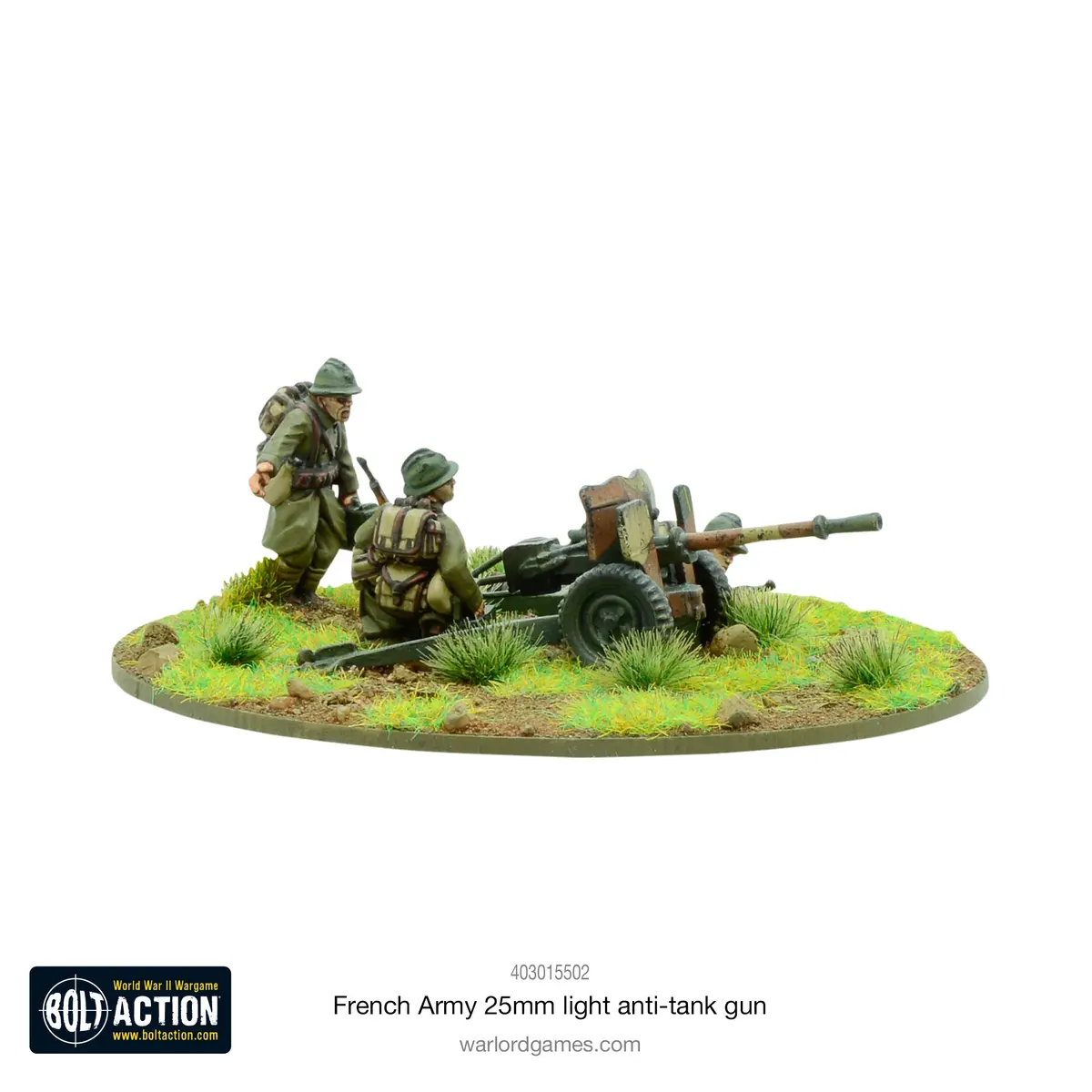 French Army 25Mm Light Anti-Tank Gun 2