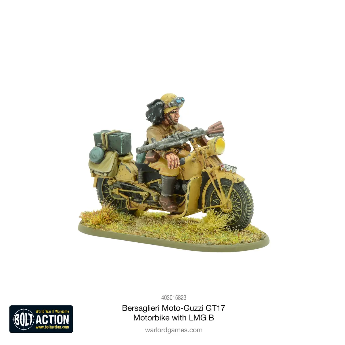 Bersaglieri Moto-Guzzi Gt17 Motorbike With Lmg B 2