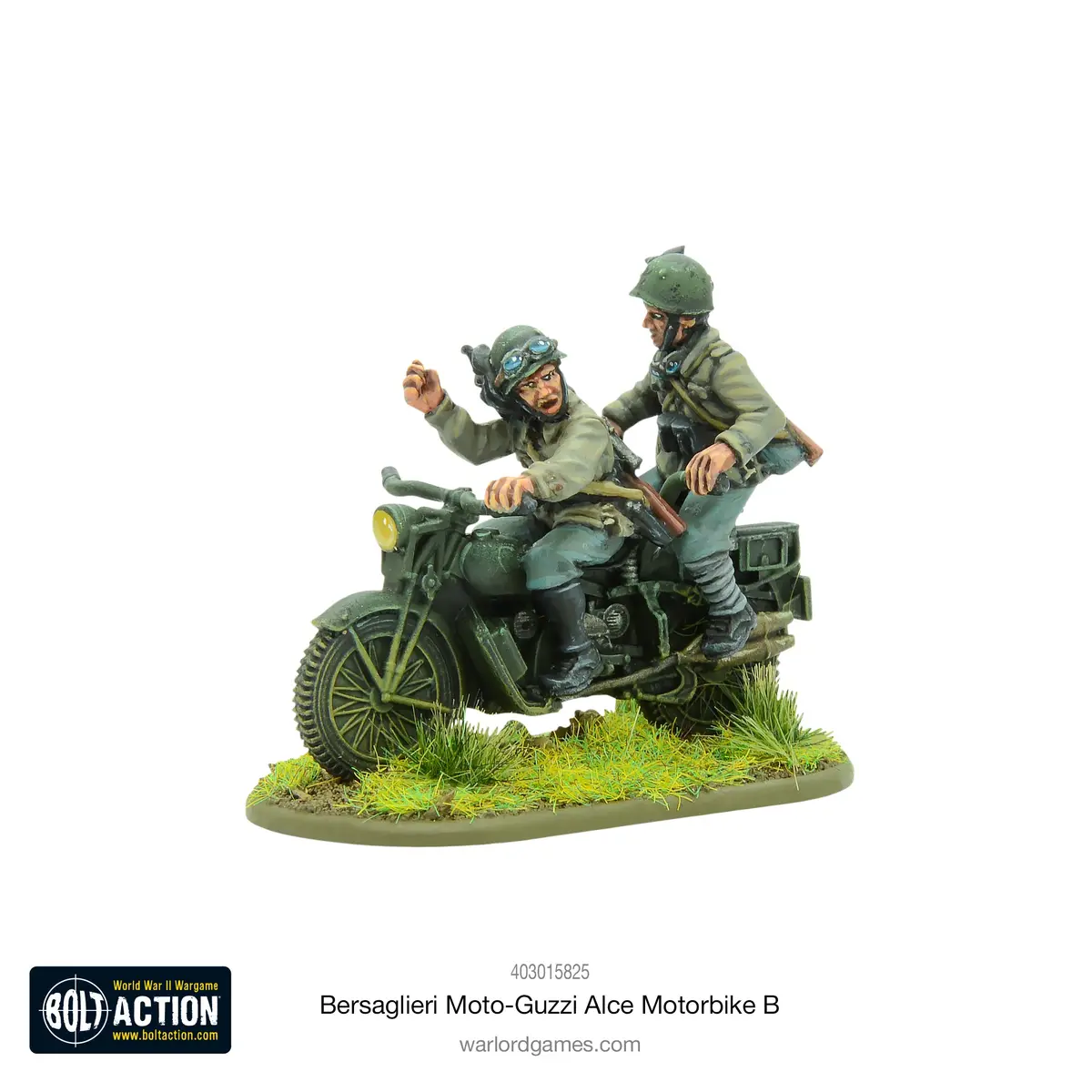 Bersaglieri Moto-Guzzi Alce Motorbike B 1