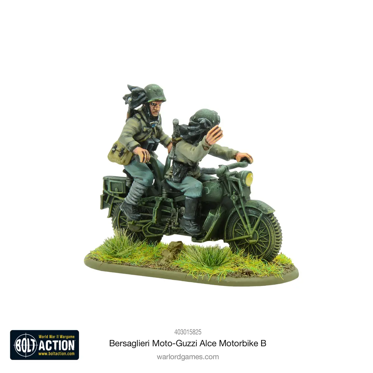 Bersaglieri Moto-Guzzi Alce Motorbike B 2