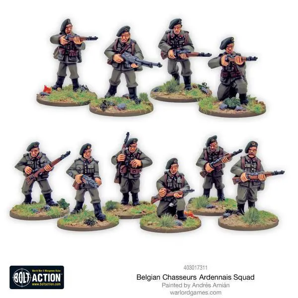 Belgian Chasseurs Ardennais Squad 1