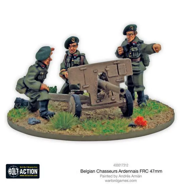 Belgian Chasseurs Ardennais Frc 47Mm Anti-Tank Gun 1