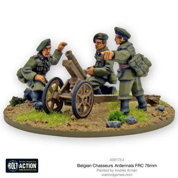 Belgian Chasseurs Ardennais Frc 76Mm Infantry Gun 2