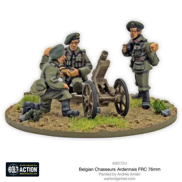 Belgian Chasseurs Ardennais  Frc 76Mm Infantry Gun 1