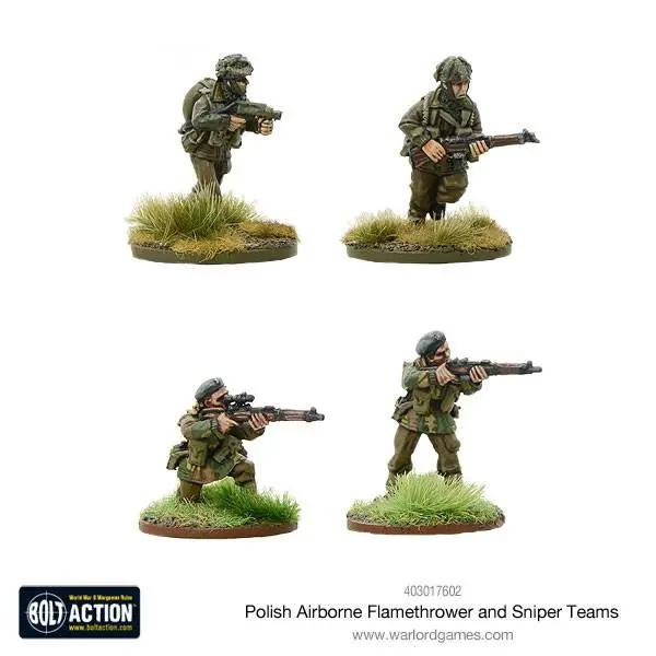 Polish Airborne Flamethrower And Sniper Teams 1