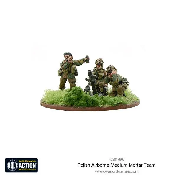 Polish Airborne Medium Mortar Team 1