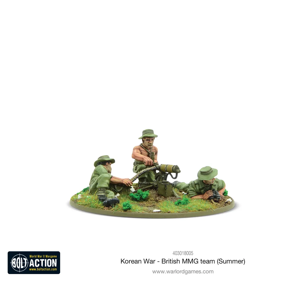 Korean War: British Mmg Team (Summer) 1