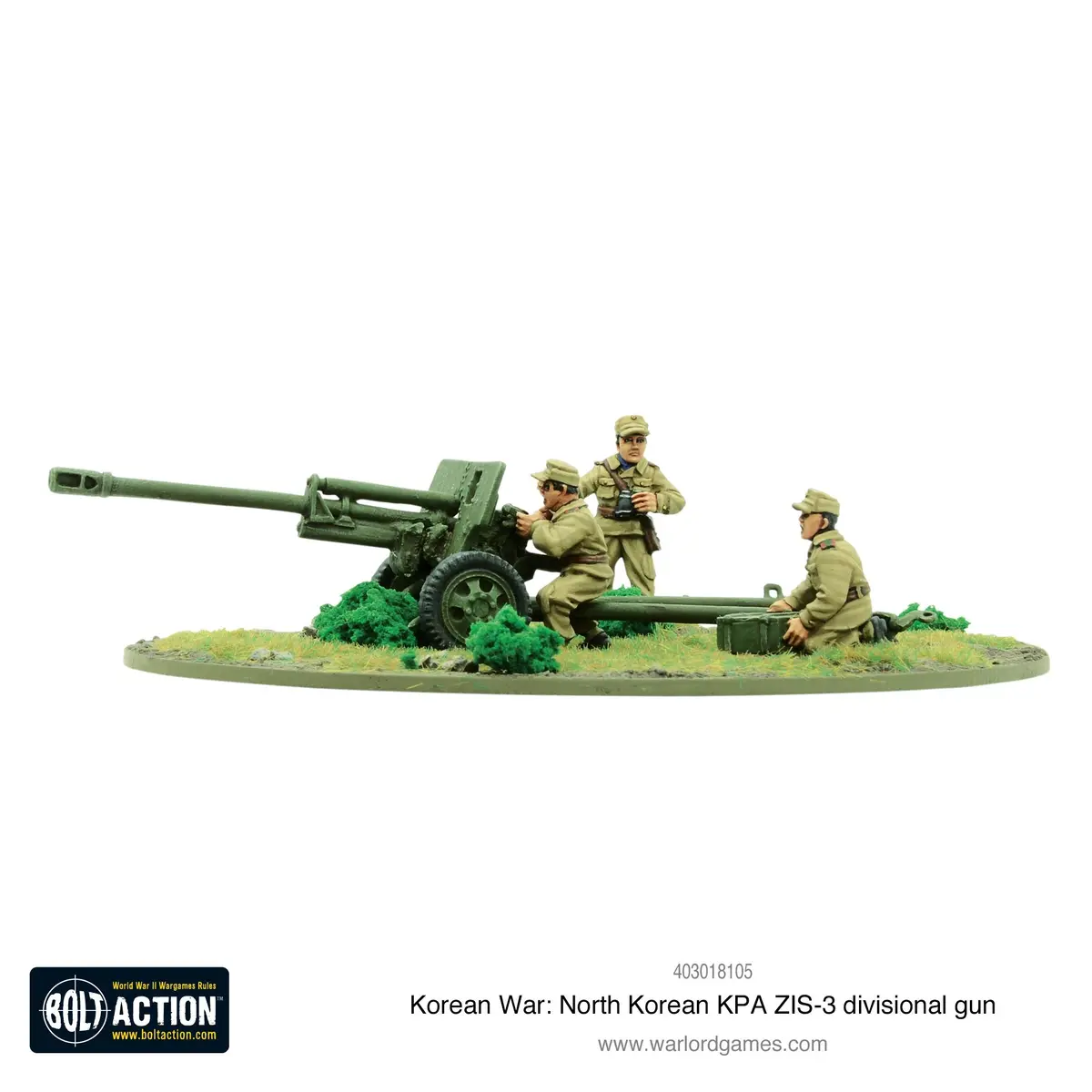 Korean War: North Korean Kpa Zis-3 Divisional Gun 1