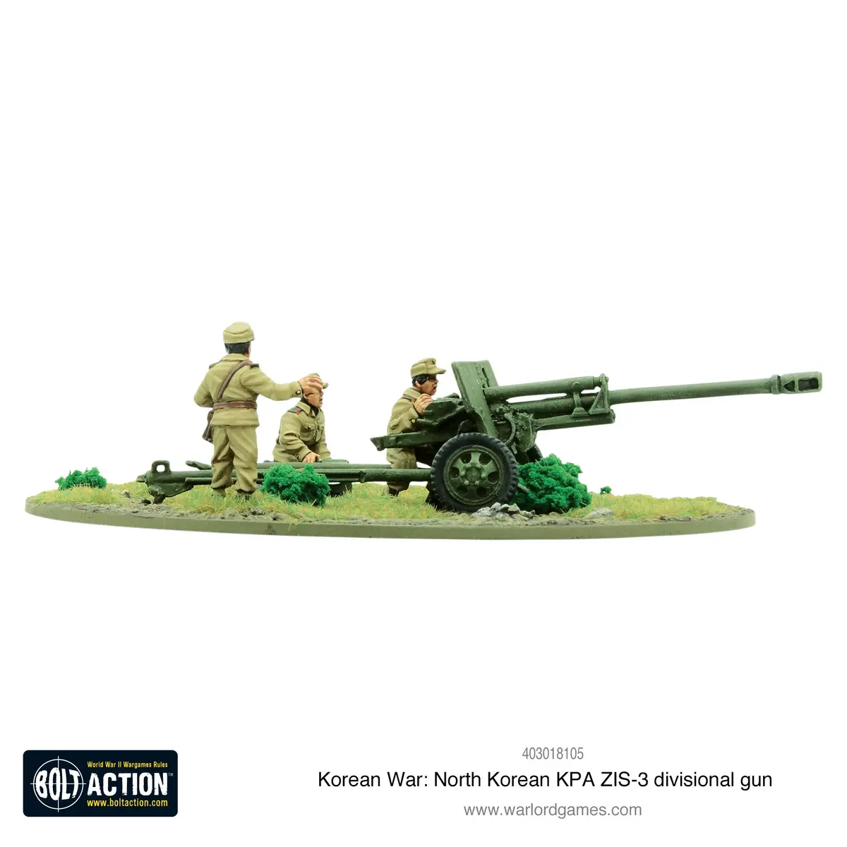 Korean War: North Korean Kpa Zis-3 Divisional Gun 2