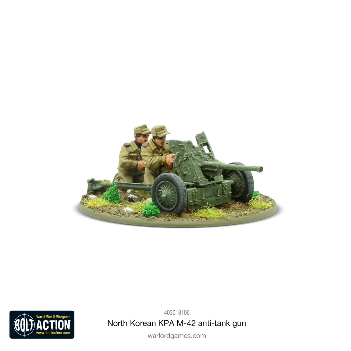 Korean War: North Korean Kpa M-42 Anti-Tank Gun 1