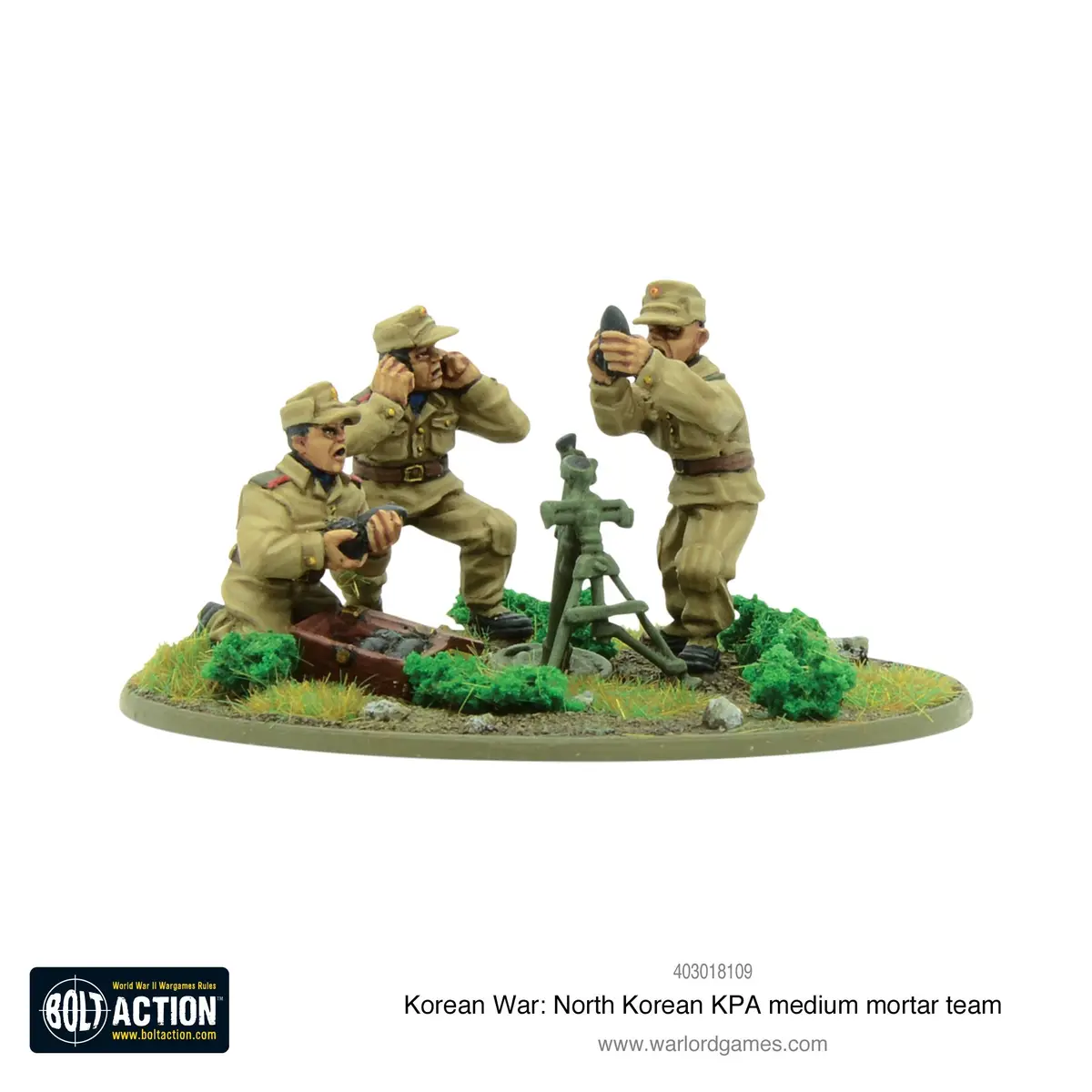Korean War: North Korean Kpa Medium Mortar Team 1