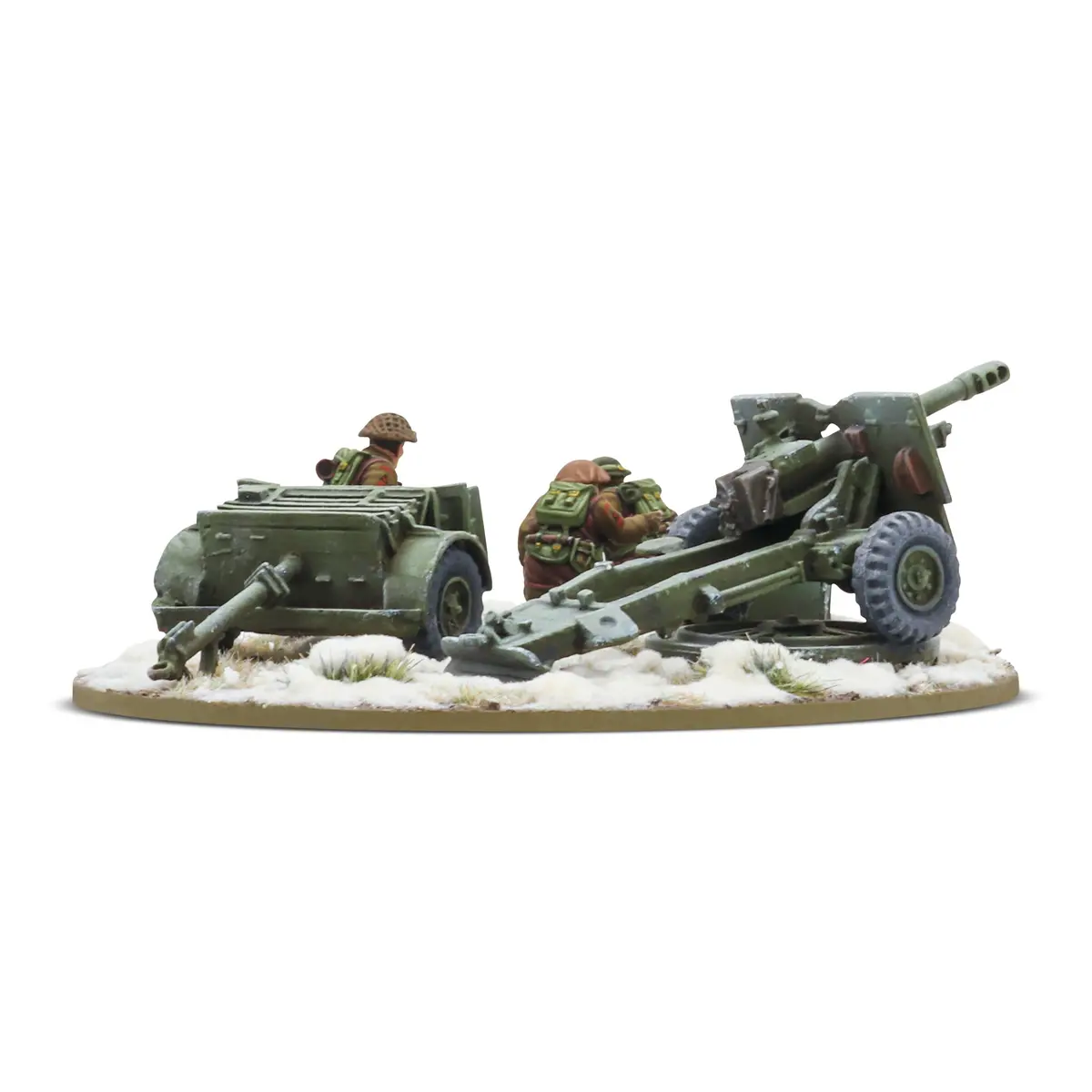 25-Pdr Light Howitzer With British Infantry (Winter) Crew 2