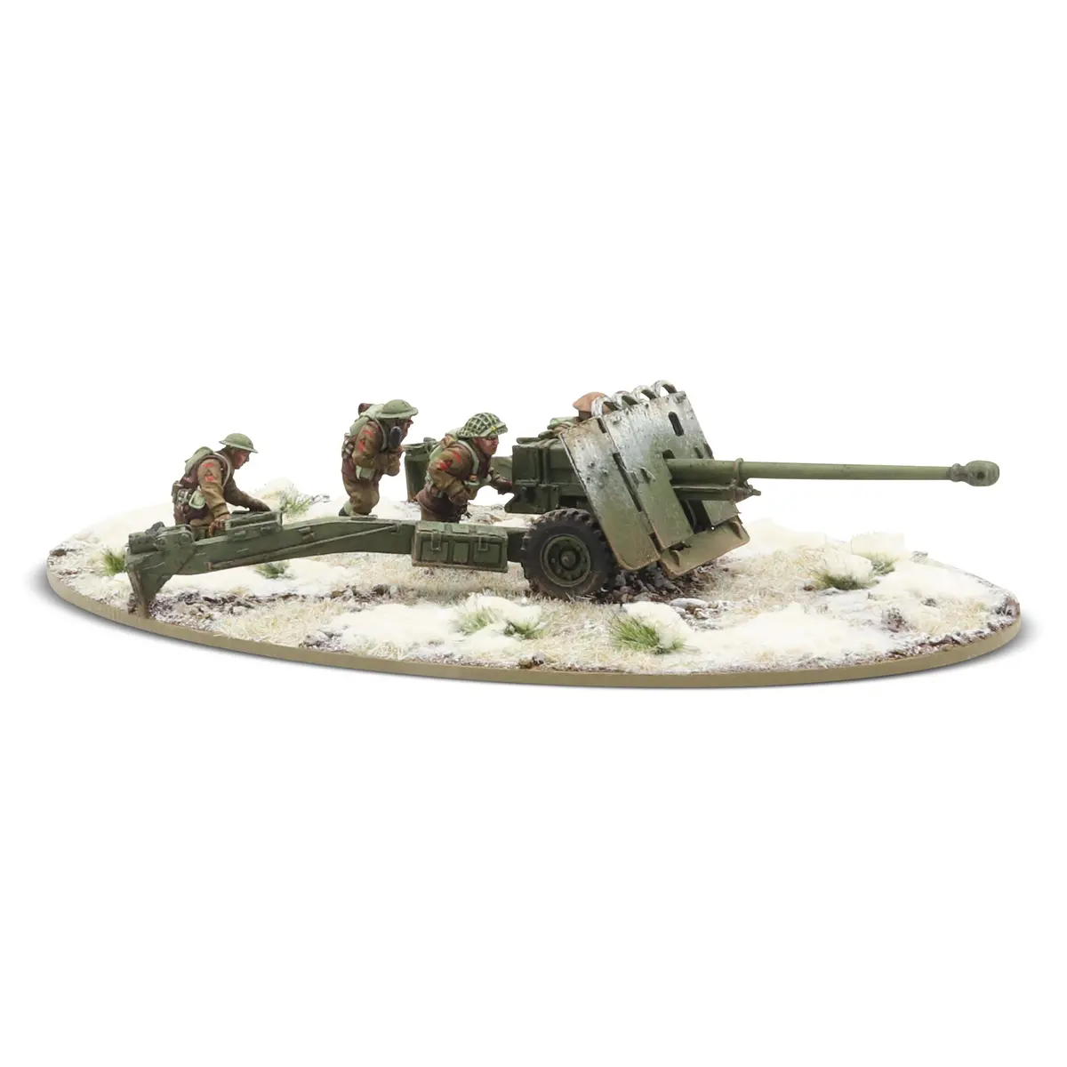 17 Pdr Anti-Tank Gun With British Infantry (Winter) Crew 1