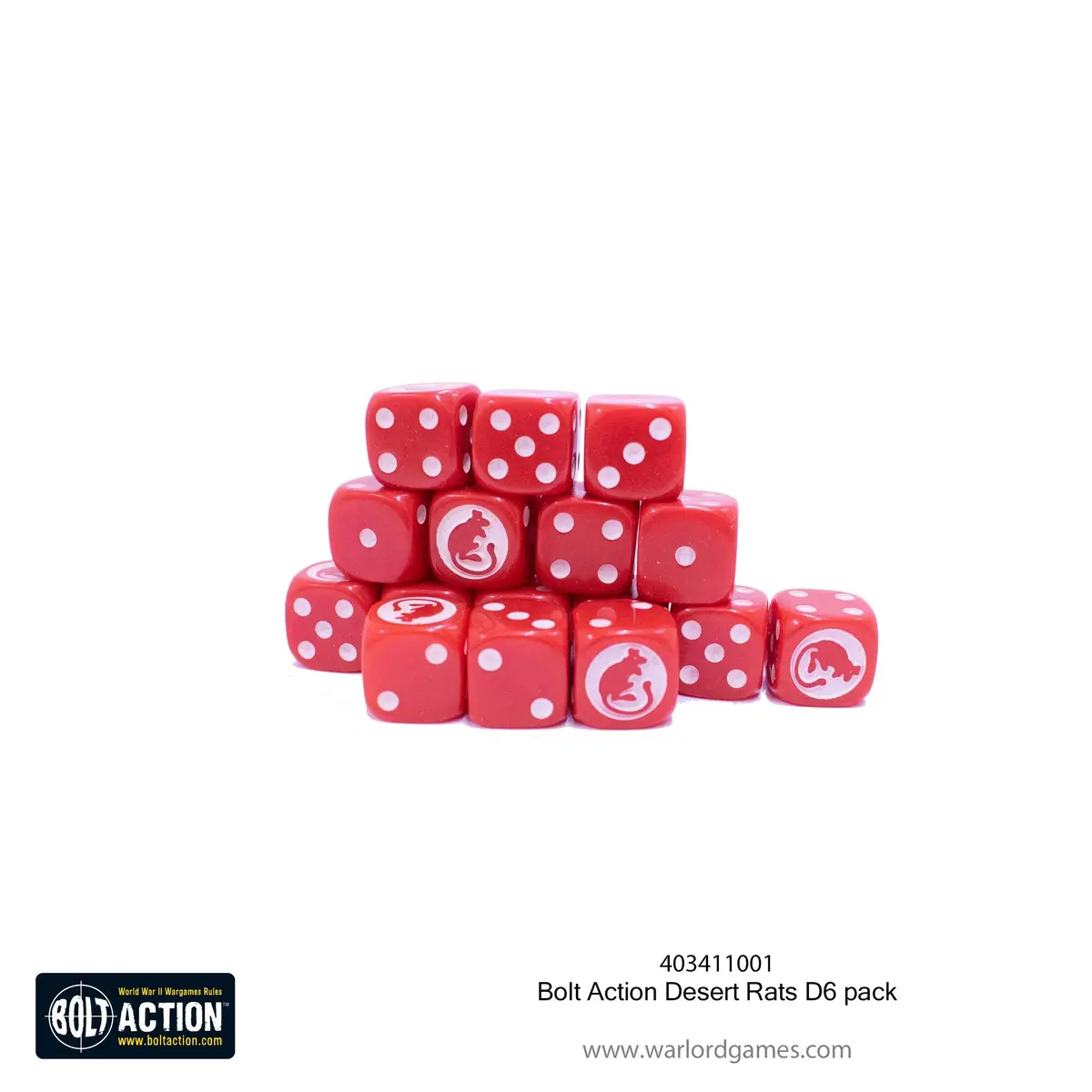 Bolt Action Desert Rats D6 Pack 1