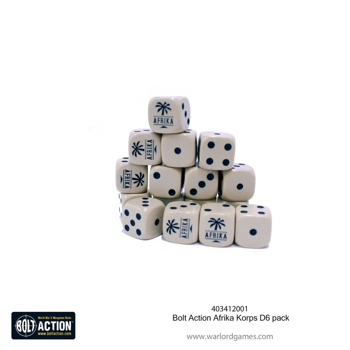 Bolt Action Afrika Korps D6 Pack 1