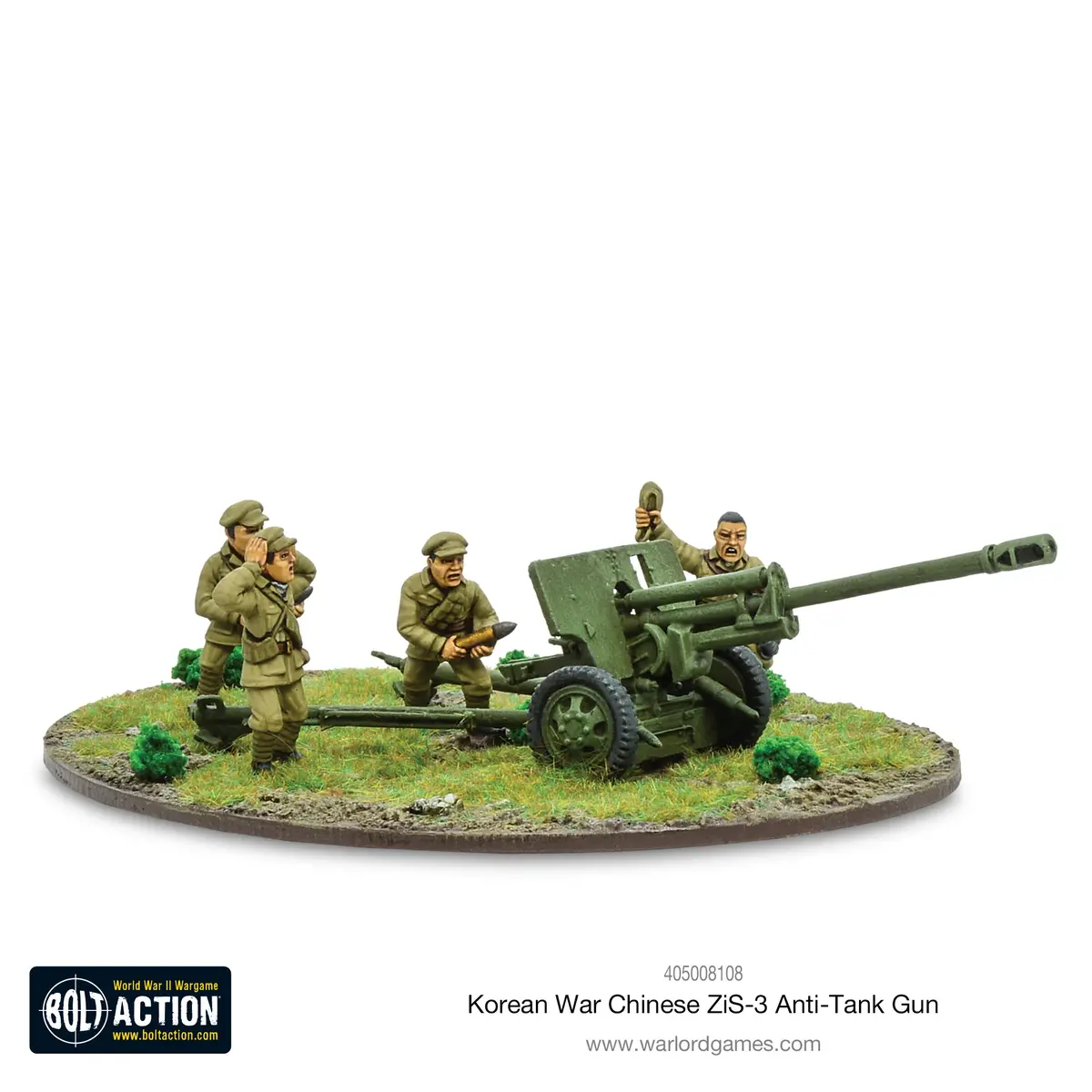 Korean War: Chinese Pva Zis-3 Anti-Tank Gun 1