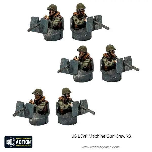 Us Lcvp Machine Gun Crew 1