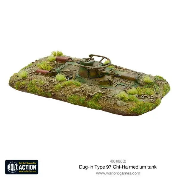 Dug-In Type 97 Chi-Ha Medium Tank 1