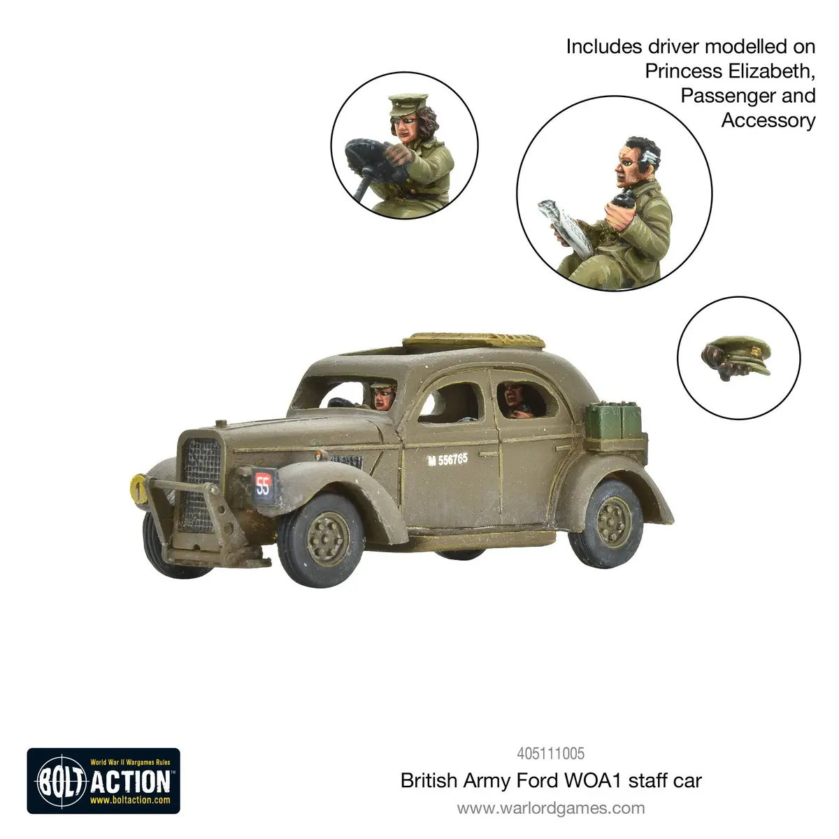 British Army Ford Woa1 Staff Car 1