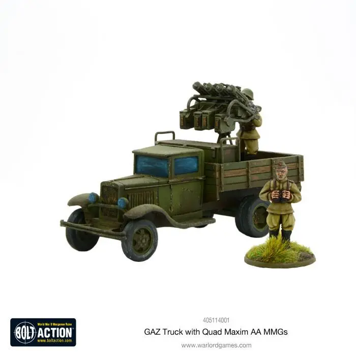 Gaz Truck With Quad Maxim Aa Mmgs 1