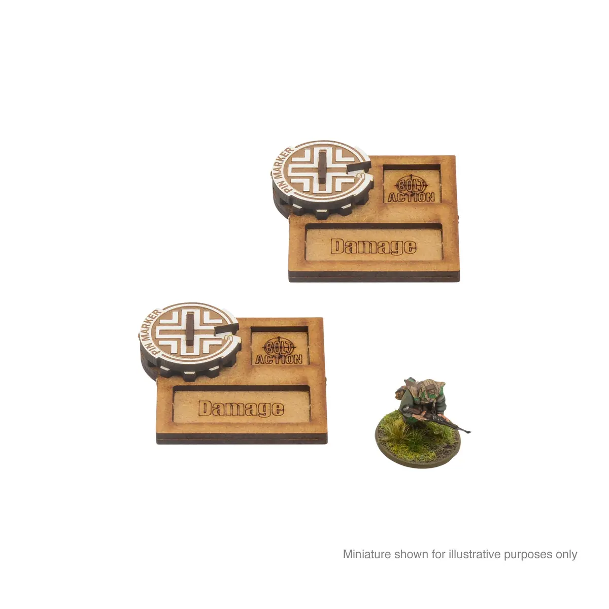 Bolt Action Mdf Vehicle Pin Markers - Germany 1