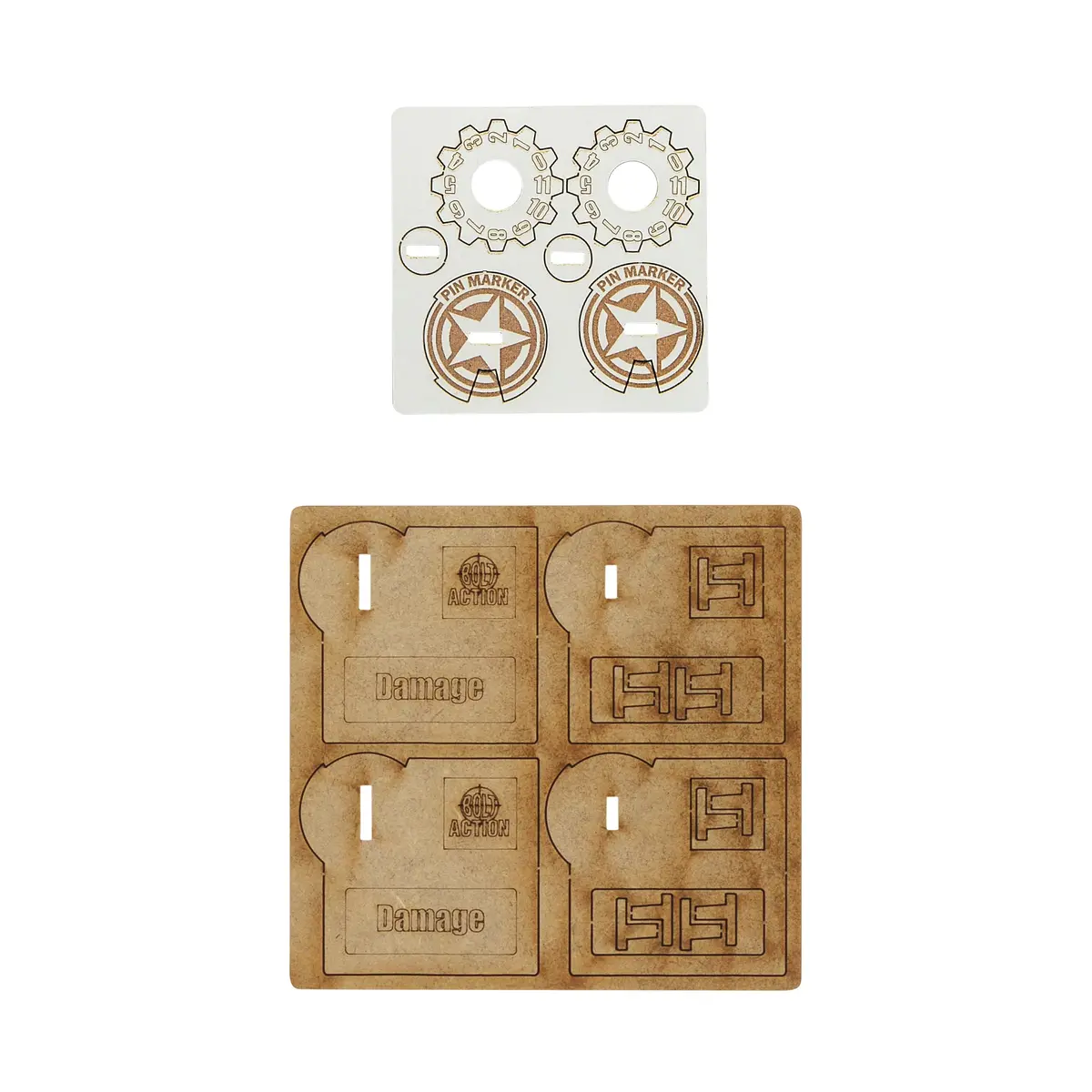Bolt Action Mdf Vehicle Pin Markers- Usa 2