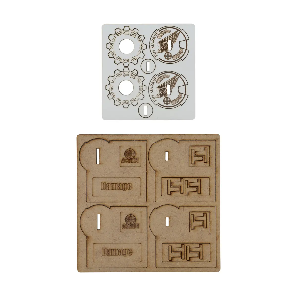 Bolt Action Mdf Vehicle Pin Markers - Fallschirmjäger 2