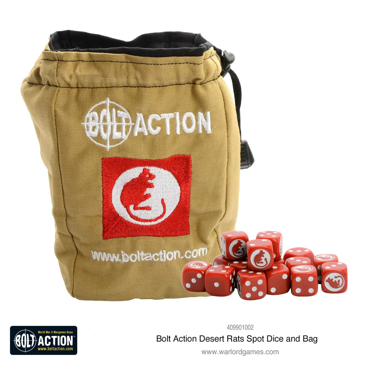 Desert Rats D6 And Dice Bag 1