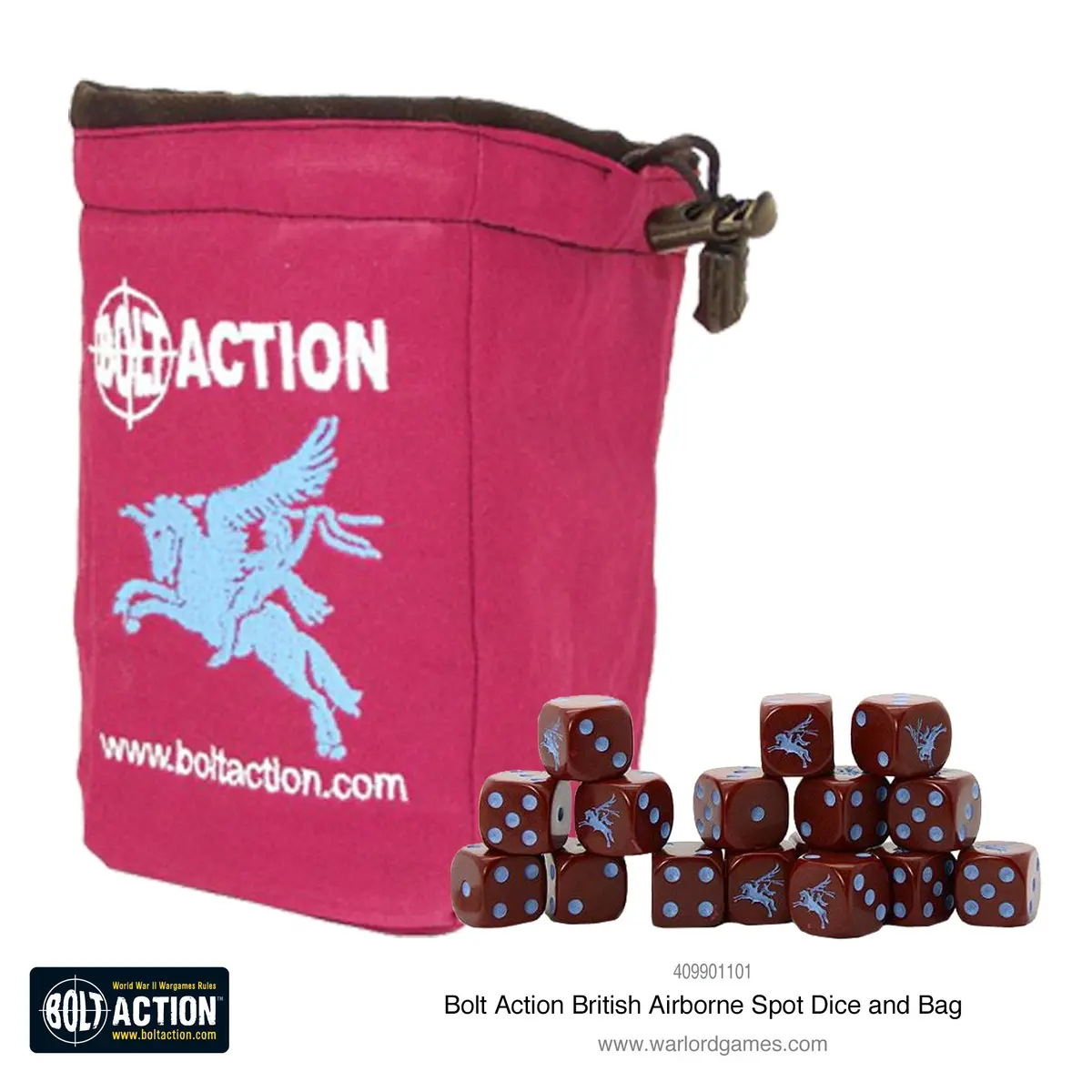 British Airborne D6 And Dice Bag 1