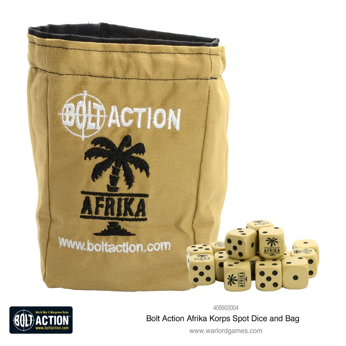 Afrika Korps D6 And Dice Bag 1