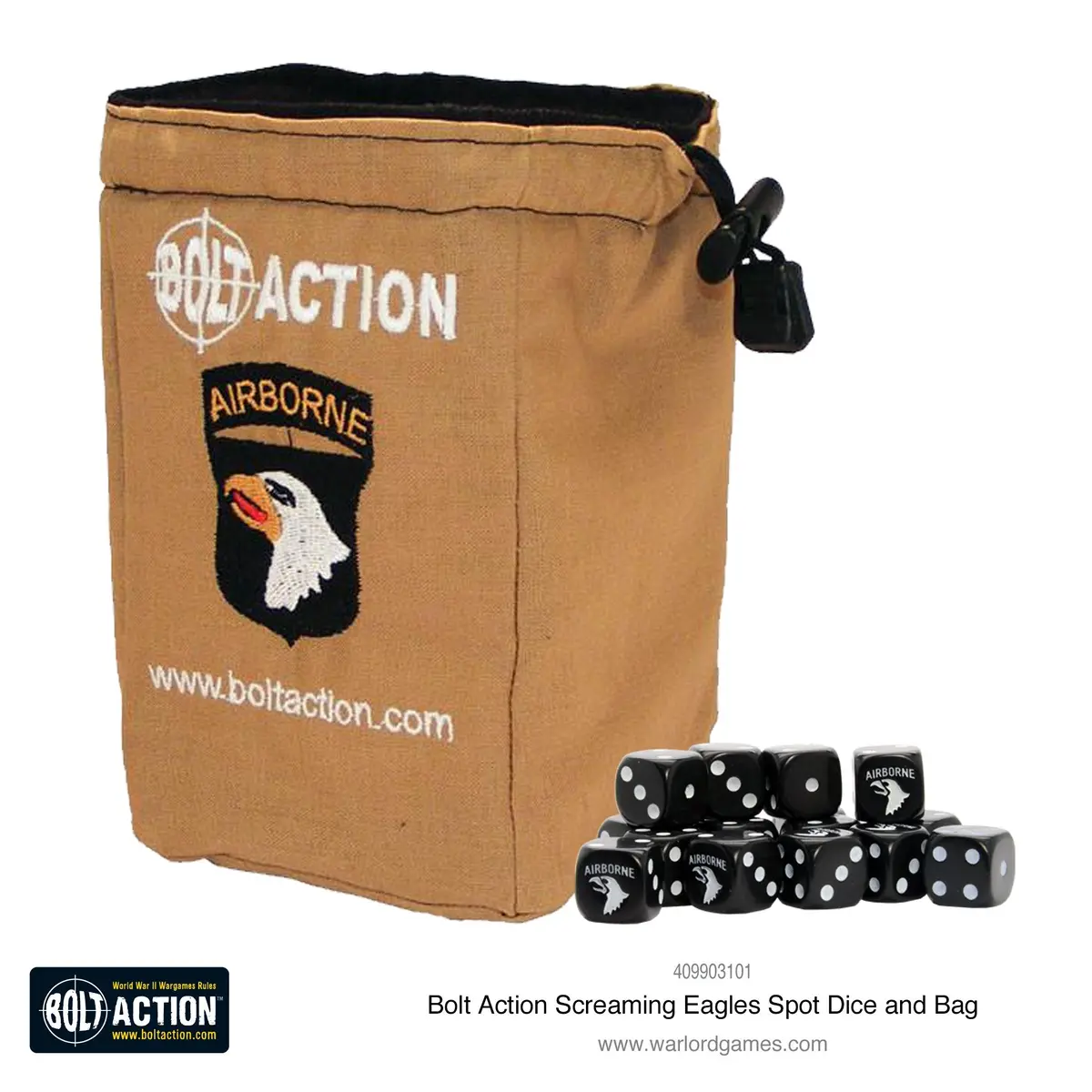 Screaming Eagles D6 And Dice Bag 1