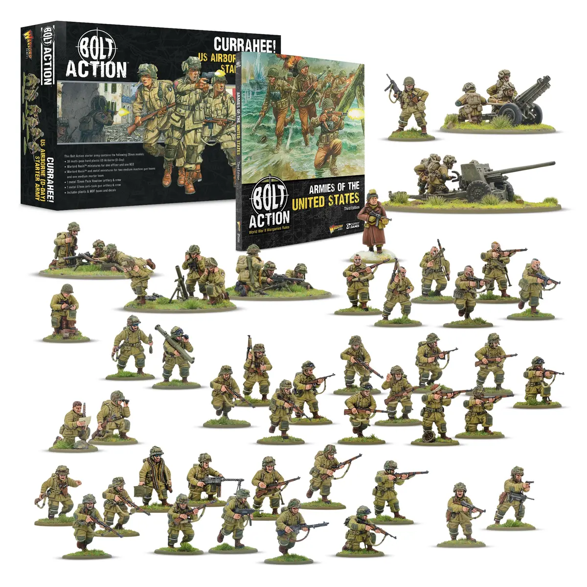 Currahee! Us Airborne (D-Day) Starter Army With Armies Of The United States 1
