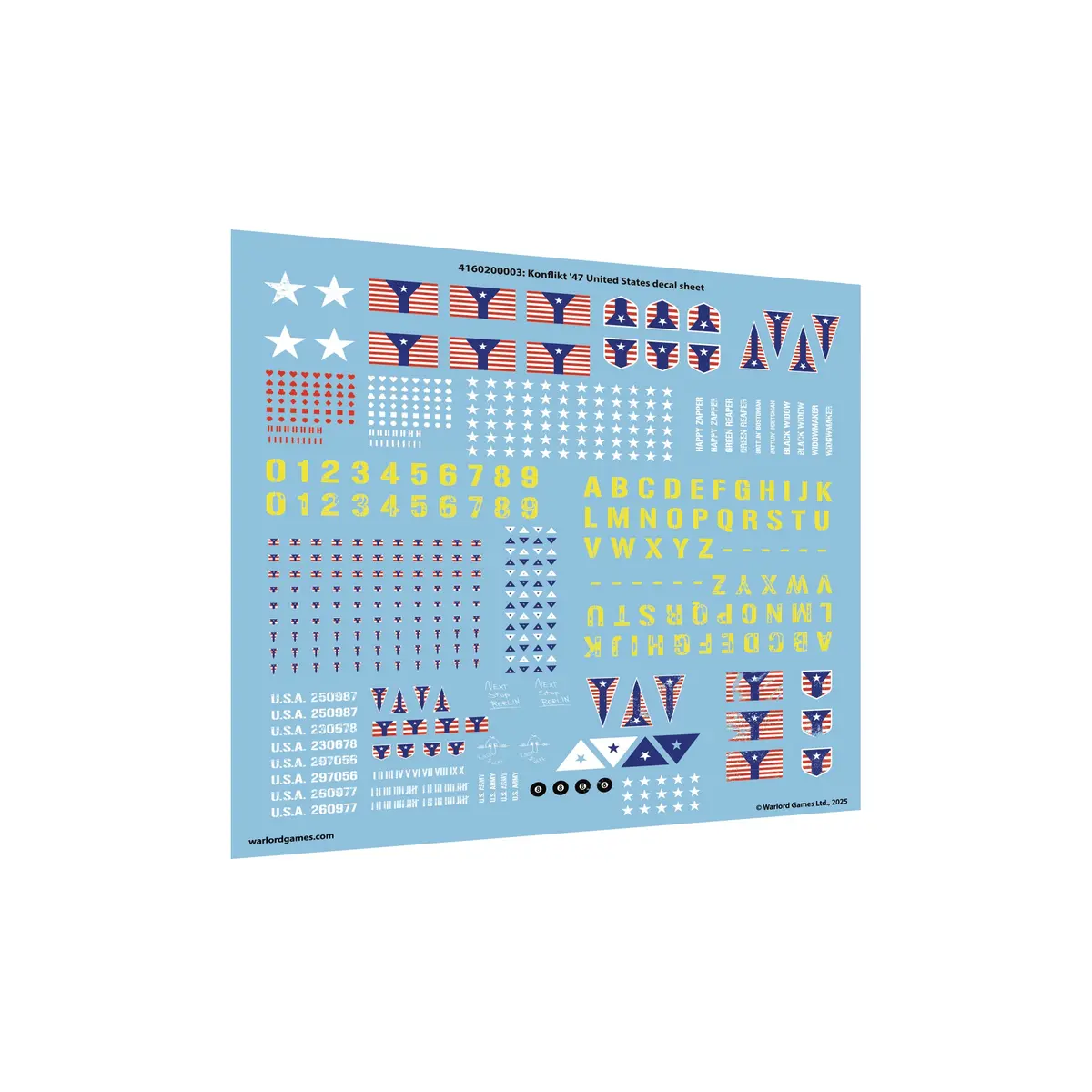 Konflikt '47 United States Decal Sheet 100 X100 1
