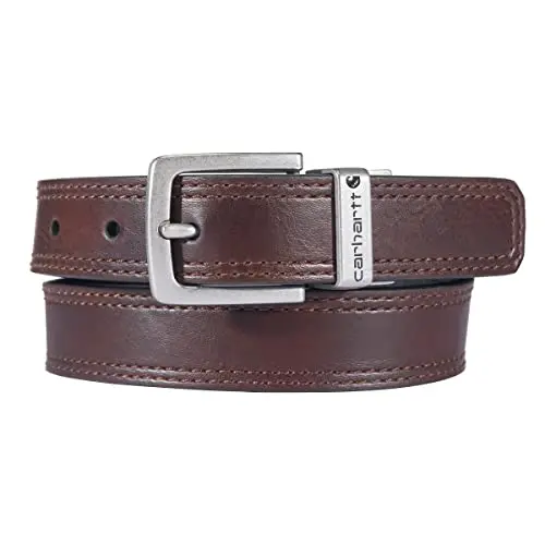 Kids Vegan Leather Reversible Belt - Brown/Black 1