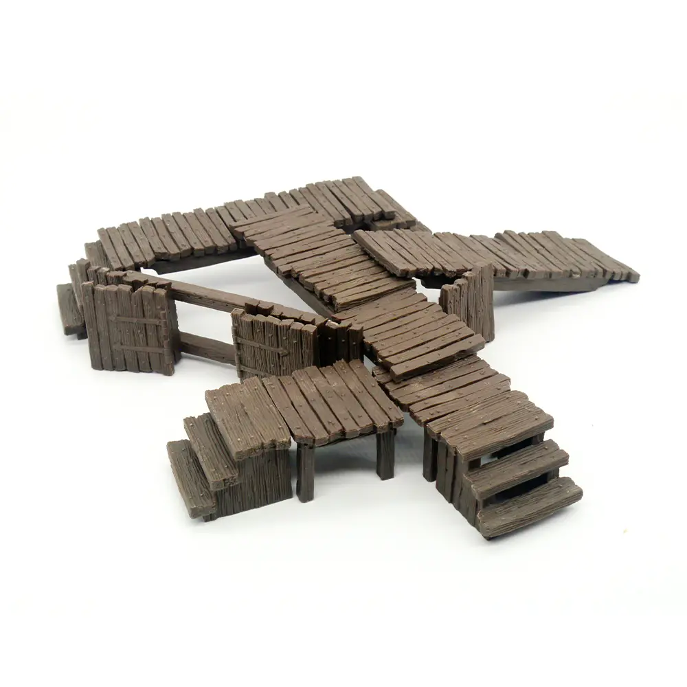 Unpainted Bridges & Barricades 1