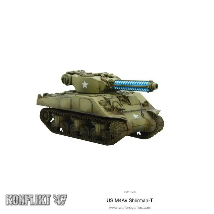 M4a9-T Sherman With Tesla Cannon 1