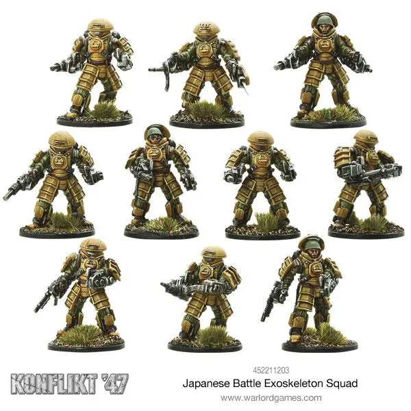 Japanese Battle Exoskeleton Squad 1