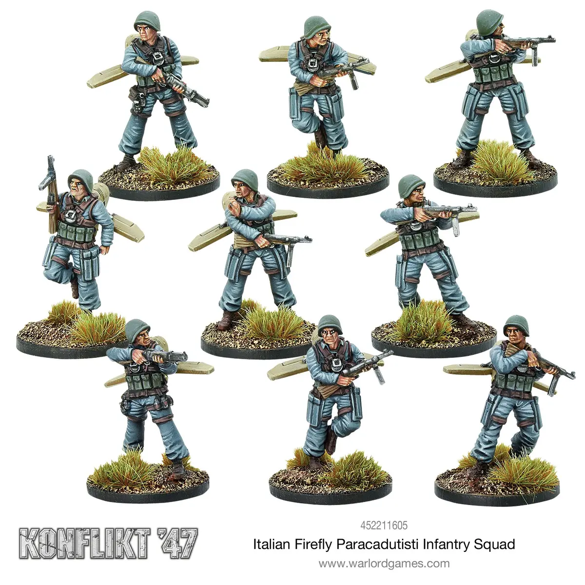 Italian Firefly Paracadutisti Infantry Squad 1