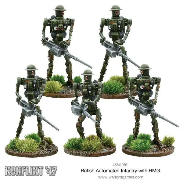 British Automated Infantry With Hmg 1