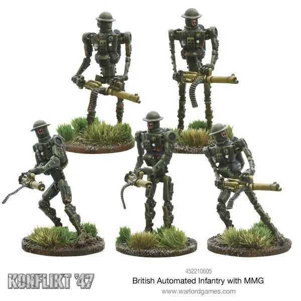 British Automated Infantry With Mmg 1
