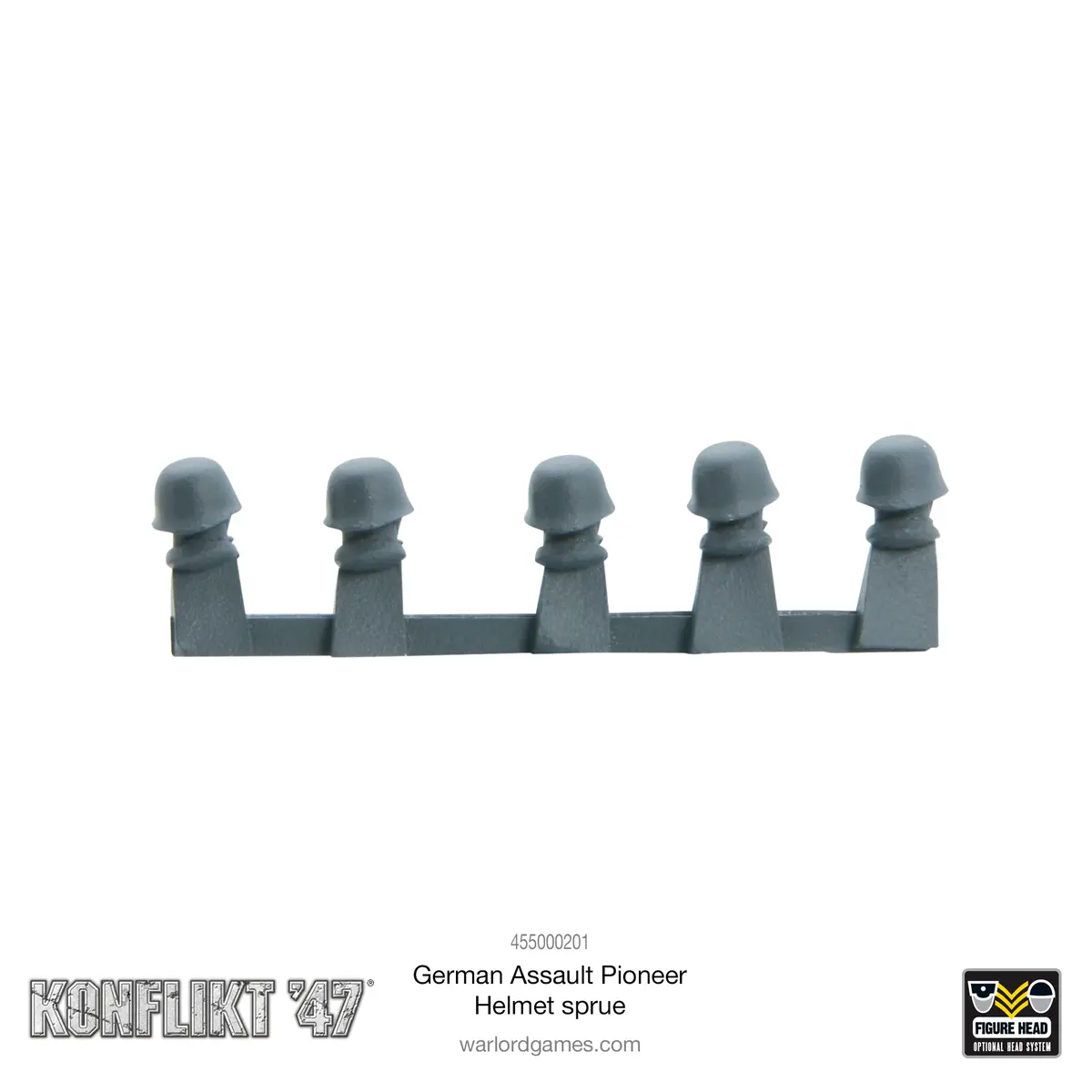 German Assault Pioneer Helmet Sprue 2
