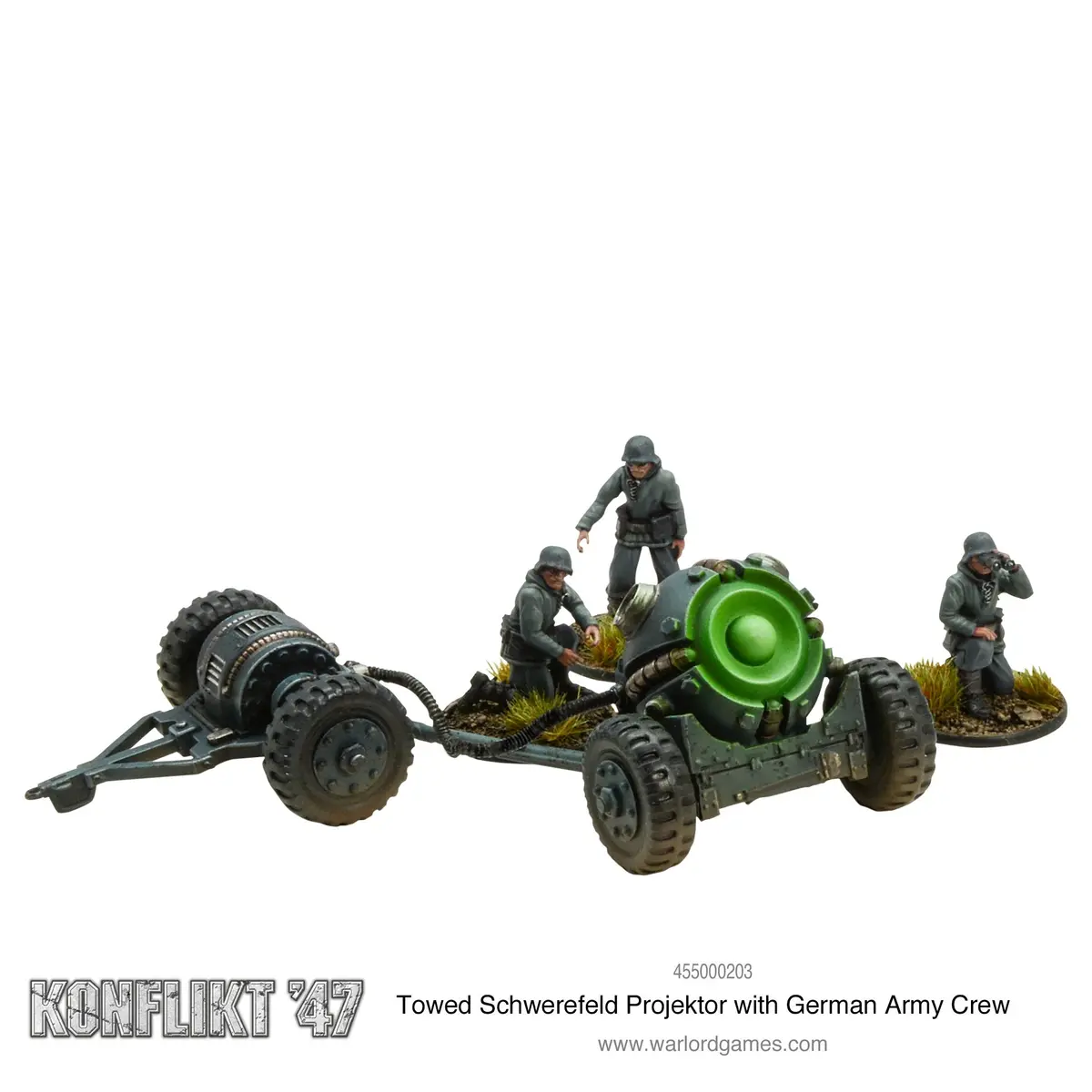 Towed Schwerefeld Projektor (German Army Crew) 1