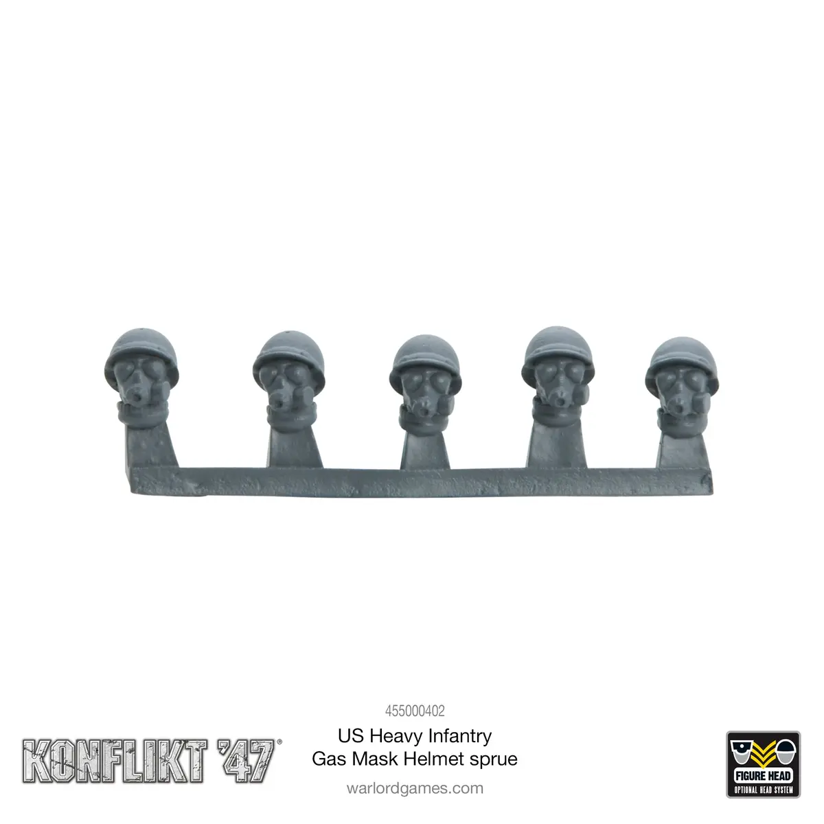 Us Heavy Infantry Gas Mask Helmet Sprue 1