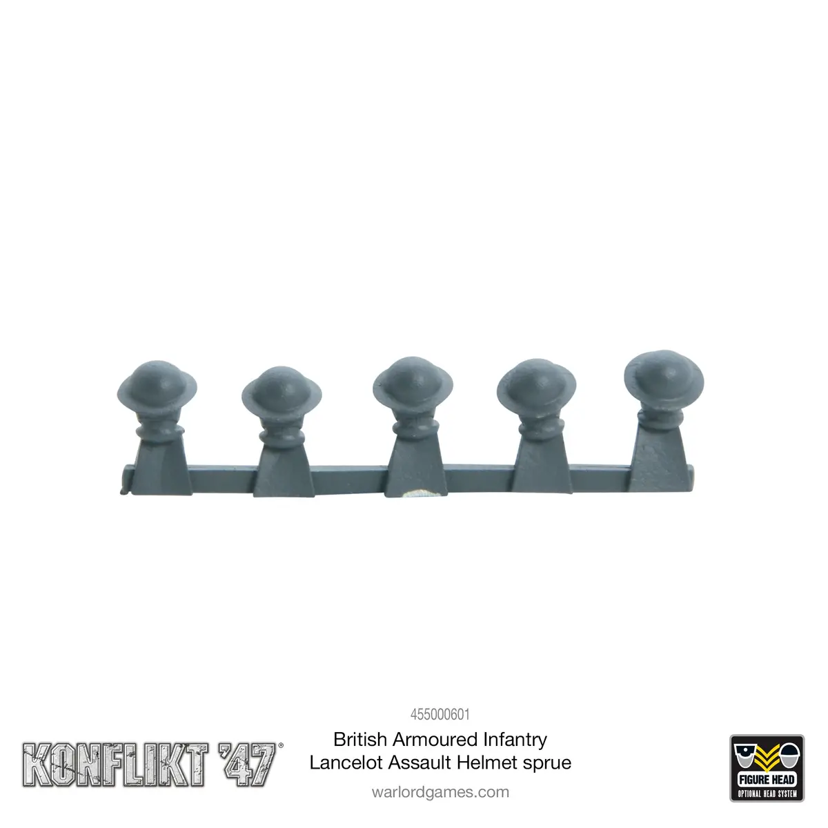 British Armoured Infantry Lancelot Assault Helmet Sprue 2