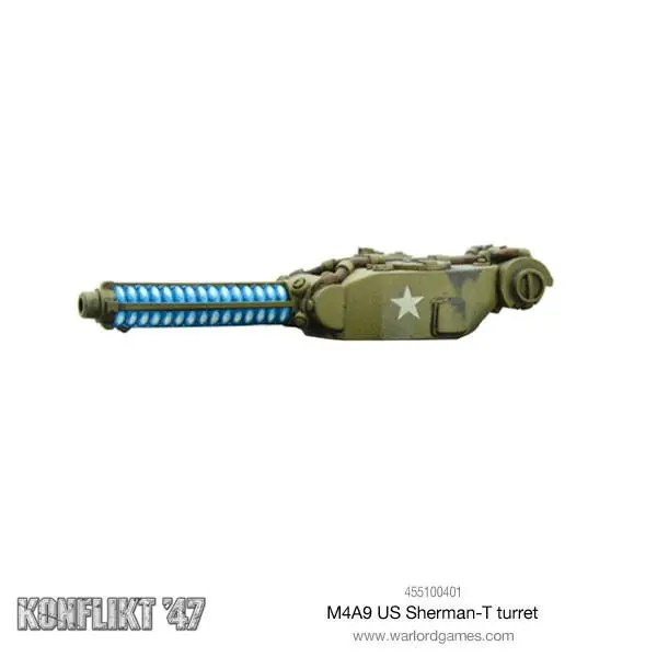 M4a9-T Sherman Tesla Cannon Turret 1