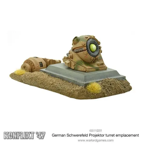 German Schwerefeld Projektor Turret Emplacement 1