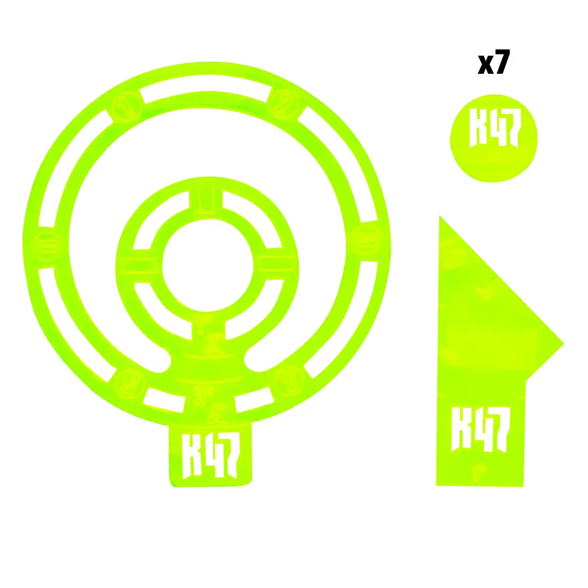 Konflikt '47 Acrylic Objectives And Template Set 1